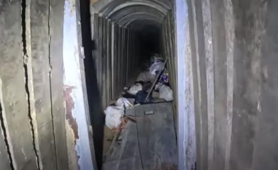 סמוך לגבול עם מצרים: זה מה שמצאו הלוחמים במנהרה בעזה