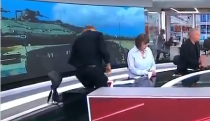 פיצוץ בשידור: תקף את אהוד ברק ונזרק מהאולפן. צפו