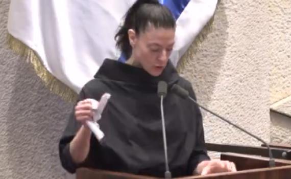 מה היה כתוב בדפים שמרב מיכאלי זרקה בכנסת? צפו