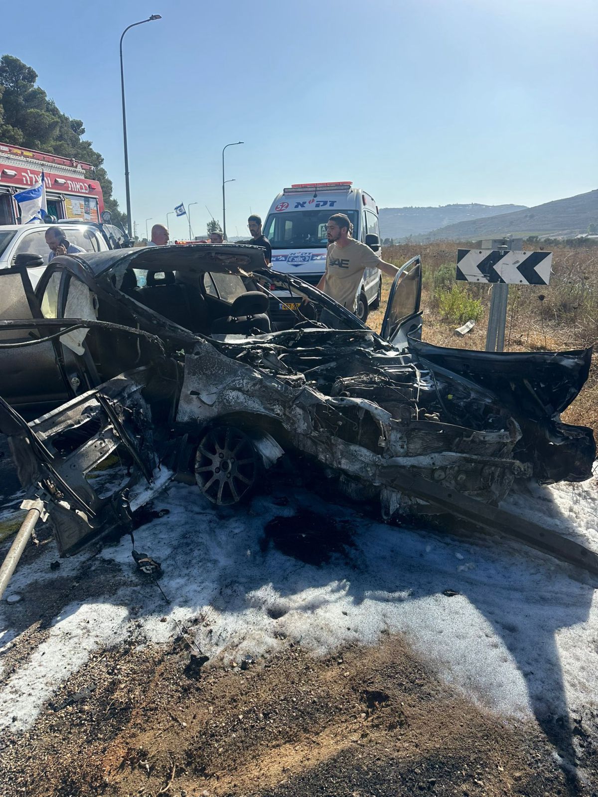 תאונה קשה סמוך לאיתמר: ילד בן 3 במצב קשה
