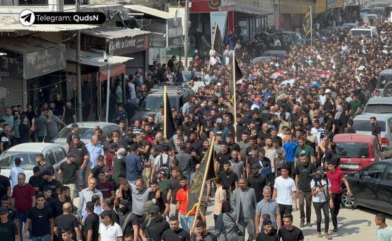 עשרות חמושים בג'נין בהלוויות המחבלים שחוסלו. צפו