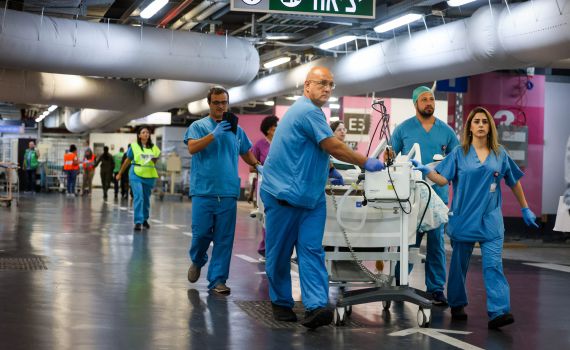 עדכון על מצב הפצועים מהמטחים לצפון