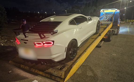 שפרעם: המשטרה עיכלה מכוניות יוקרה של חייב מס