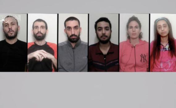 חמאס פרסם תיעוד של 6 החטופים בעודם בחיים