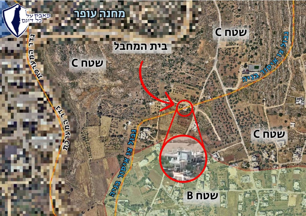 ביתו של המחבל מהפיגוע בבנימין – מבנה לא חוקי שטרם נהרס