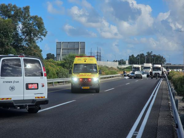 פיצוץ רכב במחלף ביאליק, גבר נפצע במצב בינוני