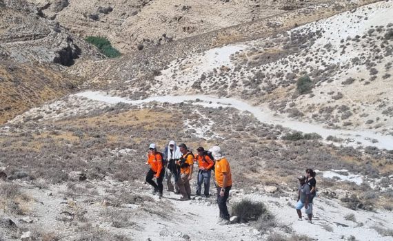 בשני אירועים: מטיילים חולצו ממסלולים בנחלי ים המלח