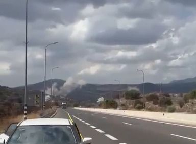 נפילה במחלף גולני: פצוע קל מרסיסים | צפו בתיעוד מהמקום