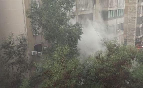 רגע הפגיעה: צפו בניסיון החיסול בלב ביירות