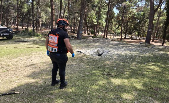 אזעקות ביקנעם, בכרמל ובעמקים, פצוע מרסיסים במגידו