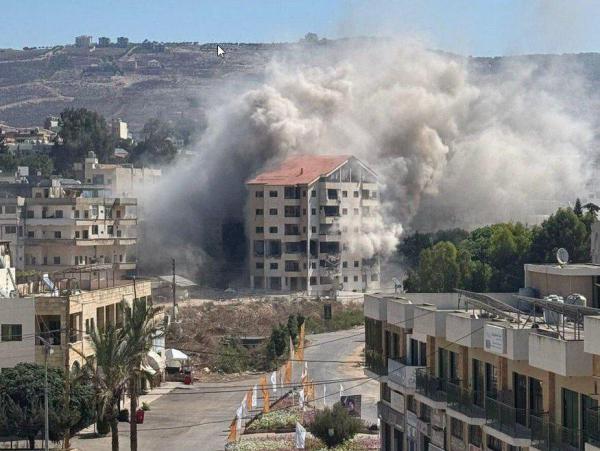 צה"ל החל לתקוף בעוצמה בנבטיה שבדרום לבנון