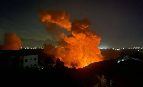 פטריית אש ופיצוצים: גל תקיפות נוסף בלבנון