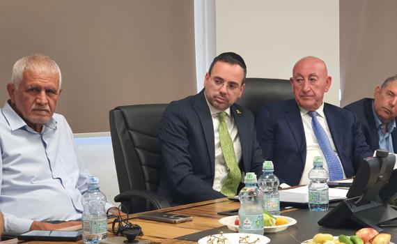 לקראת מלחמה? שר הבריאות קיים ביקור בגבול הצפון