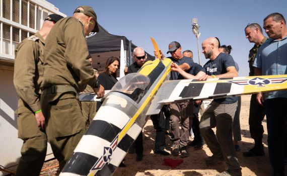 צפו: ניסויים בטכנולוגיות חדשות ליירוט כטב"מים