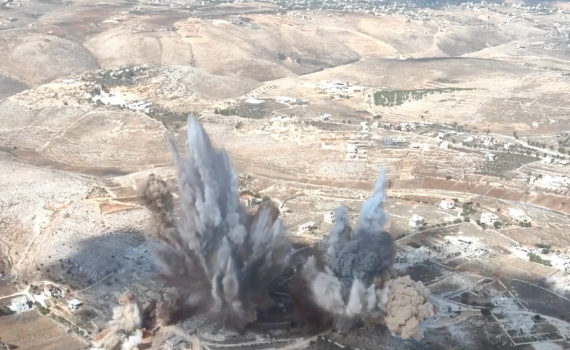 באמצעות 100 טון חומר נפץ: צה"ל השמיד ארבע מנהרות בלבנון