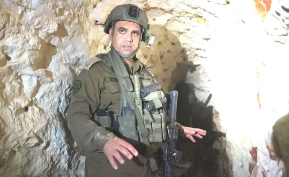 חצי קילומטר מישראל: מנהרת ענק של חיזבאללה. צפו
