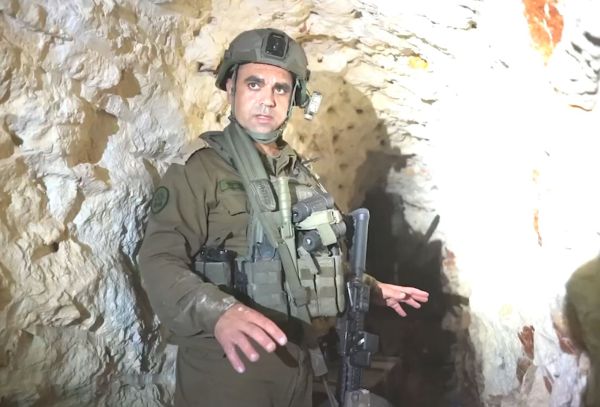 חצי קילומטר מישראל: מנהרת ענק של חיזבאללה. צפו