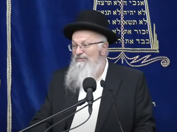 "סוכה במלחמה": שיעורו השבועי של הרב שמואל אליהו. צפו