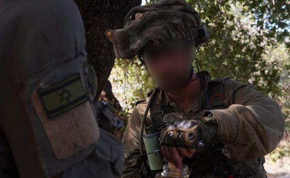 לוחמי חטיבת המילואים הראשונים בתוך לבנון