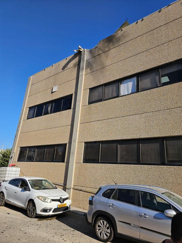 פגיעת הכטב"מ במפעל: 9 פצועים פונו לבית חולים