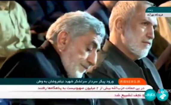 הסוף לשמועות: בכיר משמרות המהפכה תועד בריא ושלם