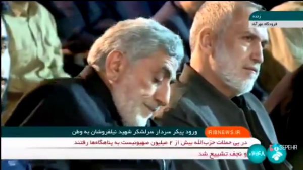 הסוף לשמועות: בכיר משמרות המהפכה תועד בריא ושלם