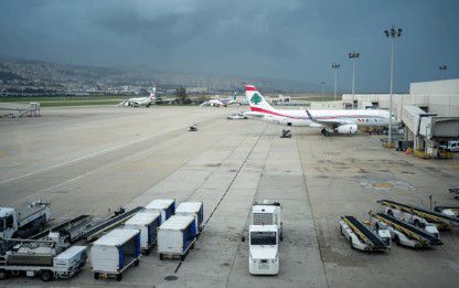 כמו באיראן: לבנון סוגרת את שדה התעופה בביירות