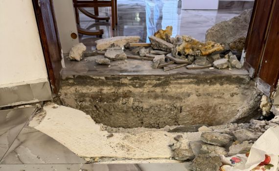 מחשש לקריסת בניין באזור: התושבים פונו מהמבנה