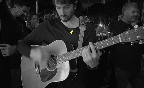 רן דנקר על הטקס בהשתתפותו: "לצד הייאוש והתסכול חשתי תקווה"