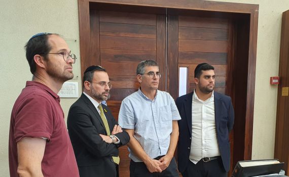 שר הבריאות ביקר בישיבת ההסדר בירוחם: נדבך חשוב מהחוסן הלאומי