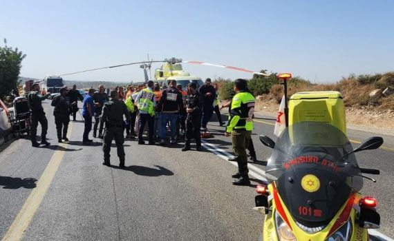 כבישים אדומים: שלושה פצועים קשה בתאונה סמוך לצומת לכיש