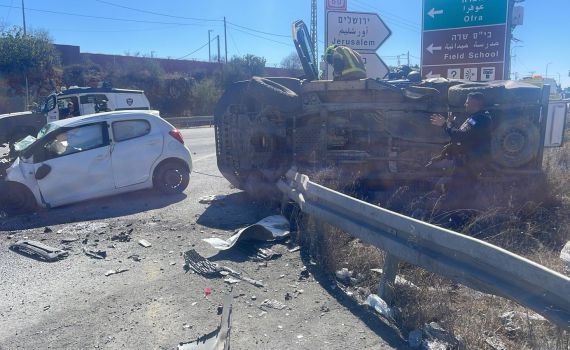 נס במהלך השבת: פיגוע דריסה בצומת עפרה | צפו