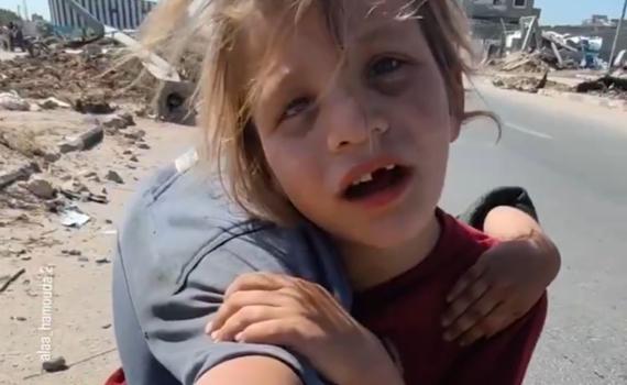 מוחמד מג'אדלה בתיעוד מעזה שמטריף את הרשת