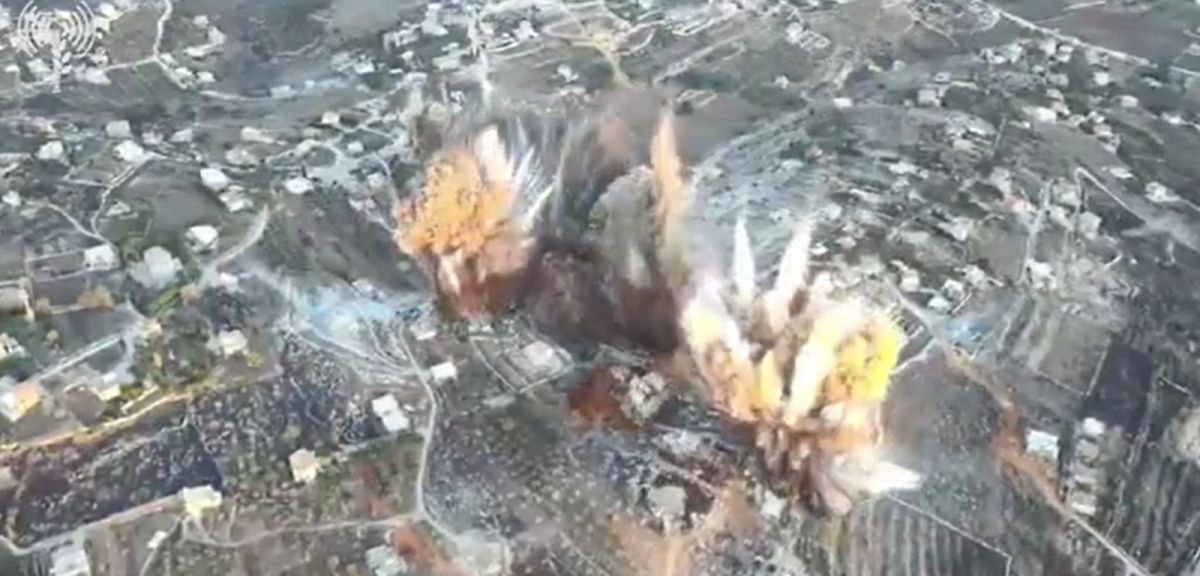 400 טון חומר נפץ: השמדת המנהרה שזוהתה כרעידת אדמה בצפון