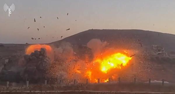 צפו בתיעוד: כך הושמד מרחב היערכות של כוח רדואן בדרום לבנון