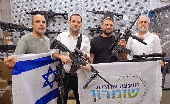 לראשונה בישראל: רובי צלפים לכיתות הכוננות בשומרון