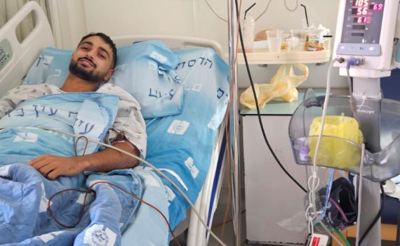 ישירות מעזה: חייל מסיירת גבעתי הוקפץ לתרומת מח עצם בהדסה