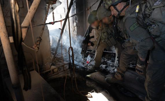 רחפן צה"לי תיעד: פירים ומנהרות תת קרקעיות בלבנון