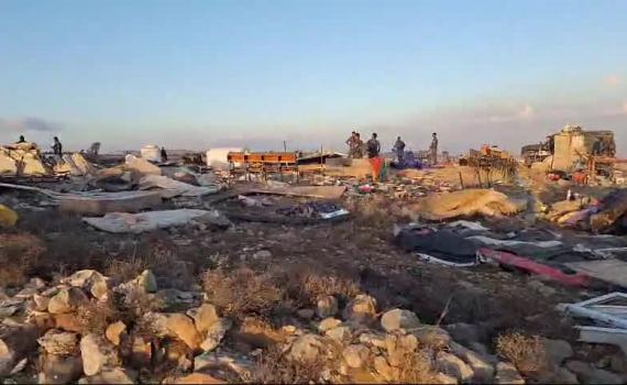 באמצע השבת: עוד ניסיון פינוי בגבעת צור הראל