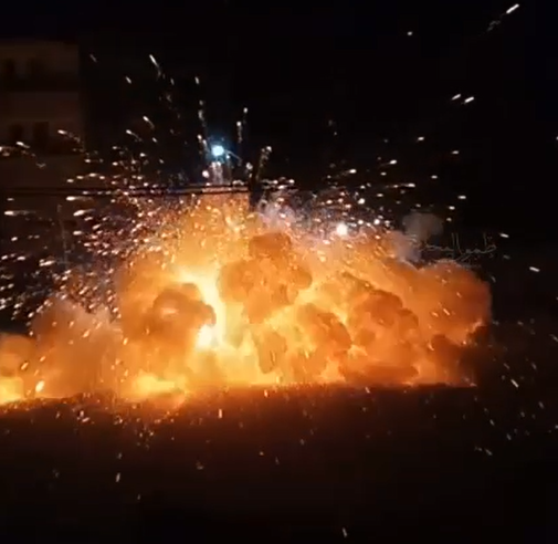 נס: פיצוץ עצום ליד דחפור צה"לי סמוך לטובאס