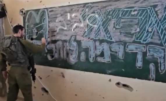 צפו: לכבוד חודש ארגון – צביעת קירות בעזה