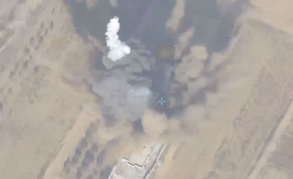 צה"ל תקף משגר רקטות שהוסתר במרחב ההומניטרי