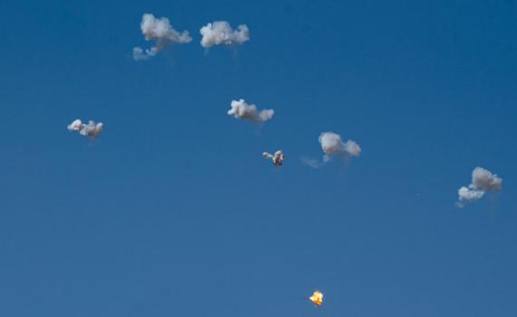 אזעקות במירון: עשרה שיגורים חצו מלבנון