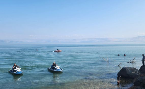 טרגדיה בצפון: חיפושים אחר נעדר שנכנס לכנרת ביום שבת