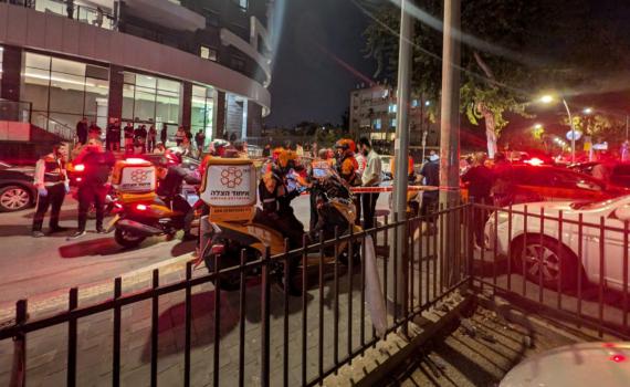 אירוע ירי ברמת גן: 2 פצועים, בהם אחד באורח קשה