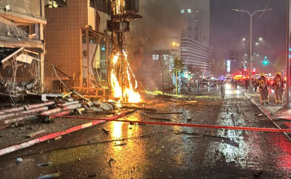 הירי מלבנון: 5 פצועים מנפילה של שברי מיירט ברמת גן