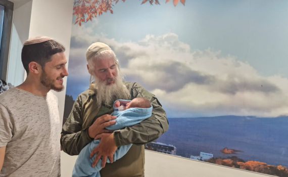 ראש הישיבה שמע על לידת נכדתו כשהוא לוחם בלבנון