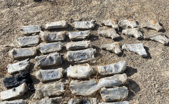 צפו בתיעוד: סוכלה הברחת ענק בגבול ירדן