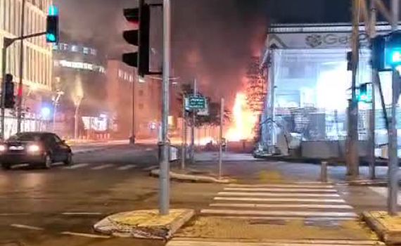 מפקד מחוז מרכז בזירת הנפילה בר"ג: מדובר בפגיעה ישירה של טיל