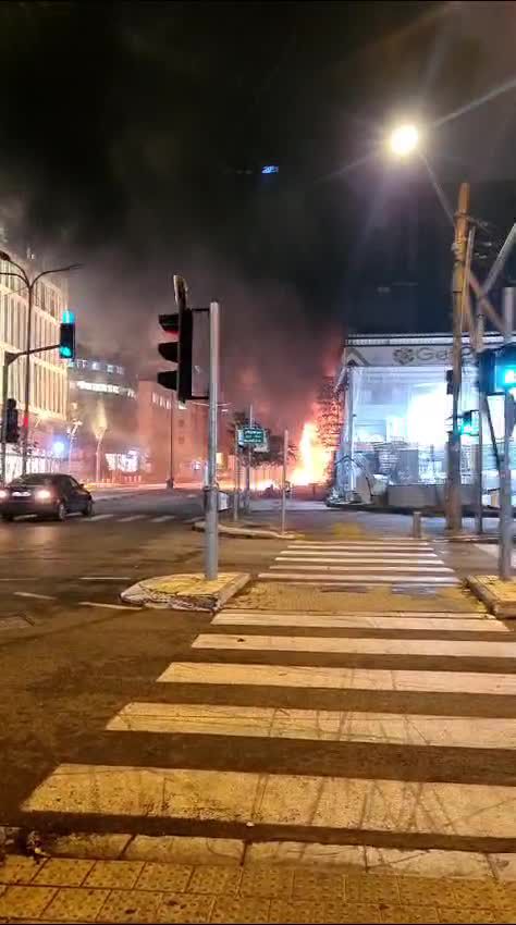 מפקד מחוז מרכז בזירת הנפילה בר"ג: מדובר בפגיעה ישירה של טיל